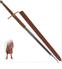 William Wallace 54 Inch Long Two Handed Brass Sword picture