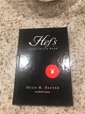 Hugh Hefner Signed Book Hef's Little Black Book Auto Playboy RARE NO RESERVE picture