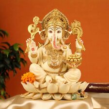 Hindu Small Lord Ganesha Idol Statue Indian Figurine Mandir Murti Sculpture 5 Kg picture