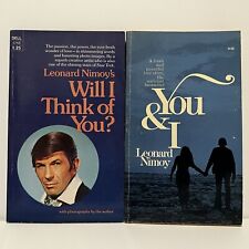 Leonard Nimoy You & I Will I Think Of You? Poetry Books  picture