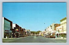 Concordia KS-Kansas, Business Section Street, Advertising, Vintage Postcard picture