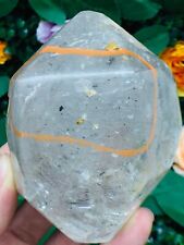 Rare Herkimer diamond crystal+Large Moving water droplets enhydro specimen 300g picture