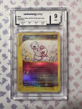 Graded 9 MINT Mew 19/165 Expedition Reverse Holo Rare Pokemon Card Sub Grades picture