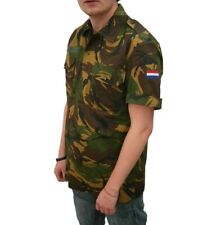 New 90s-00s Dutch Army camo short sleeve shirt military camouflage DPM woodland picture
