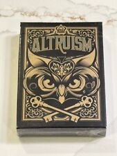 Altruism Black Playing Cards - Blue Crown NEW RARE picture