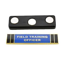 Magnetic FTO Field Training Officer Police Citation Bar Police Pin Gold Quality picture