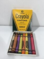 Vintage Crayola Crayons Box Different Brilliant Colors Binney & Smith No 8  picture