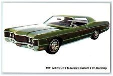 c1971 1971 Mercury Monterey Custom 2 Dr. Hardtop Waupaca Wisconsin Postcard picture
