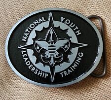 Dynabuckle BSA National Youth Leadership Training Black Metal Belt Buckle picture