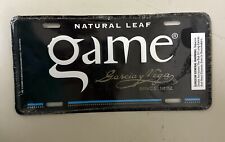 Game  Garcia Y Vega Cigar Tobacco Metal License Plate / Tag 2014 -  picture