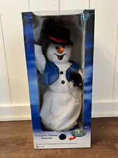 Gemmy Snowflake Snowman Animated Sings Snow Miser Works Rare picture