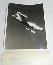 Vintage 1953 Official USAF photo of F-94 Starfire Jet - Sky Guardian of Japan picture