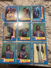 1983 TOPPS A-TEAM COMPLETE 66 CARD SET + 12 CARD STICKER SET NM Ultra-Pro Sheets picture