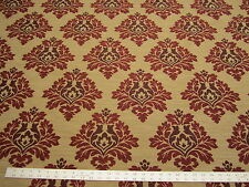 10 7/8 yards of damask jacquard upholstery fabric r2255 picture