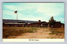 Casper WY-Wyoming, Panoramic View Old Fort Caspar, Antique Vintage Postcard picture