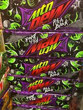 2023 12x 12 oz Mountain Dew Mtn Dew Pitch Black Cans One 12 Pack NEW RARE picture