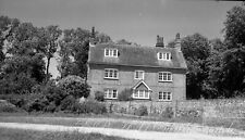 Old B/W Photo Negative East Marden West Sussex Village Scene 1945 Copyright M252 picture