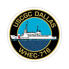 USCGC Dallas WHEC 716 2 (U.S. Coast Guard) STICKER Vinyl Die-Cut Decal picture