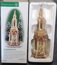 DEPT 56 KING'S ROAD MARKET CROSS SNOW VILLAGE 58456 CHRISTMAS DICKENS picture