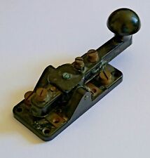 WW2 British Military CEL MkIII Bakelite ZA16929 Morse Key Used Old Stock (V42) picture