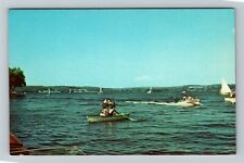 Muskellunge NY-New York, Chautauqua Boating & Recreation Area, Chrome Postcard picture