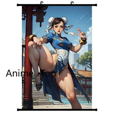 Anime Game Poster Chun-Li Painting Wall Scroll Poster Home Decor Art 60x90cm picture