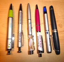 LOT OF VINTAGE HEAVY METAL PHARMACEUTICAL PENS-SEROQUEL, CYMBALTA,LIALDA,+ picture