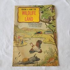 Making Home For Wildlife On The Land Comic 1965  Soil Conservation Society Ohio picture