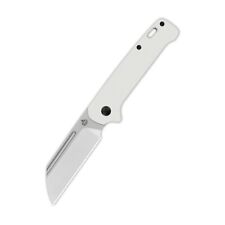 QSP Penguin Slip Joint Folding Knife White G10 Handle 14C28N Plain Edge QS130J-A picture
