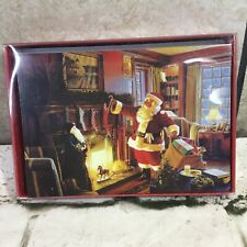 Image Arts Holiday Cards Box Of 20 With Envelopes Santa Clause Hanging Stockings picture