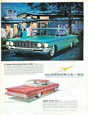 1959 Oldsmobile Automobile Vintage Print Ad For '60 It's Mighty Satisfying  picture