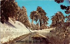 Postcard  Highway To Big Bear Lake-San Bernardino Co-Ca picture