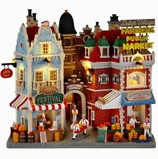 Dutch Cheese Festival And Farmers Market #25868 Lighted Christmas Facade NEW picture