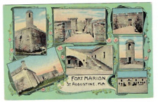 Early Multi View Fort Marion St. Augustine Florida FL Postcard Unposted picture