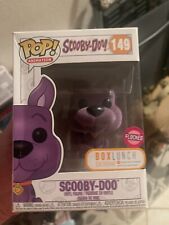 FUNKO POP Scooby-Doo #149 Flocked Purple Dog Animation Box Lunch Exclusive NEW picture