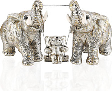 Elephant Statue Mom Gifts. Home Decor Accents for Bookshelf Living Room  picture