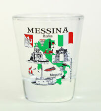 MESSINA SICILY ITALY GREAT ITALIAN CITIES COLLECTION SHOT GLASS SHOTGLASS picture