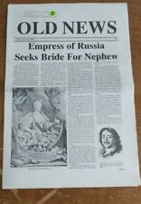 OLD NEWS- JAN & FEB 1998-EMPRESS OF RUSSIA SEEKS BRIDE FOR NEPHEW - HISTORICAL picture