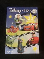 DISNEY PIXAR Valentines Day Cards Box of 32 Toy Story Finding Nemo NEW. 🇺🇸♻️ picture
