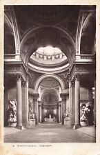 Paris France, Pantheon Interior Arches Columns, Vintage RPPC Real Photo Postcard picture