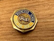 1948 Rochester School for the Deaf, Lapel Pin, Branded Maco G.F. picture