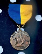 Rare Caesar Rodney Delaware Del-Mar-Va Council Trail medal BSA Boy Scouts 1970s picture