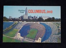 Greetings from Columbus, Ohio The Horseshoe Stadium Vintage Chrome Postcard City picture