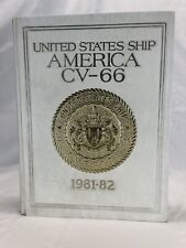 USS America (CV-66) 1981 1982 Deployment Cruise Book Cruisebook US Navy Carrier picture