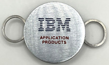 Vintage IBM Application Products Advertising Key Ring Steel Promo Giveaway picture