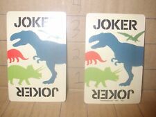lot of dinosaur jokers playing cards picture