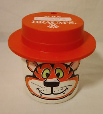 Vintage Braum's tiger Kid's Cup With Lid picture