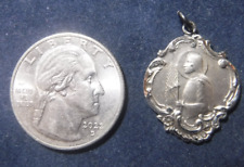 Saint Philomena Catholic Medal Vintage Sterling Silver picture