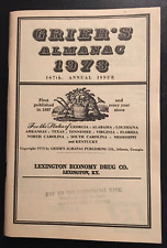 1973 GRIER'S Almanac Lexington Economy Drug Co. - Lexington, KY picture