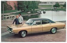 1968 Ford TORINO 4-DOOR SEDAN Original Dealer Promotional Postcard UNUSED VG+ ^ picture